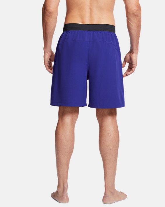 Men's UA Comfort Waistband Notch Shorts, Blue, pdpMainDesktop image number 1